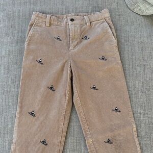 Brooks Brothers Classic! Wide Wale Corduroy w Skier Embroidery Detail